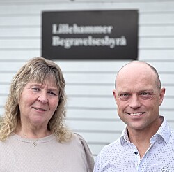 Grete Moen og Jacob Håvelsrud Svarre, Lillehammer begravelsesbyrå
