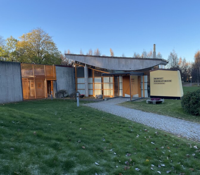 I rute med rapport om kremasjonsforholdene