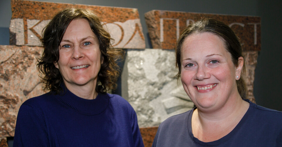 Ingrid Staurheim (til venstre) og Anja Høiby-Nicolaisen, driftsstyret for Kirketjenerskoler og Gravplasskolen. Ingrid Staurheim (til venstre) og Anja Høiby-Nicolaisen, driftsstyret for Kirketjenerskoler og Gravplasskolen.