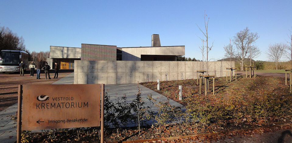 Vestfold krematorium påtar seg leiekremasjon. Her koster det 10.000 kroner for en kremasjon. Vestfold krematorium