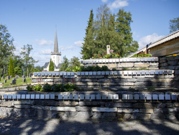 Terrassert minnelund i Ringsaker
