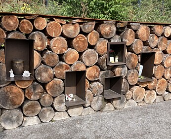 «Campus Vivorum» inspirerer Venterom for urner, vedstabel-kolumbarium.