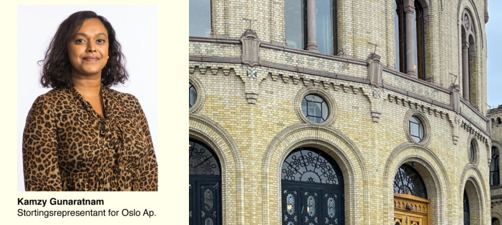 Kamzy Gunaratnam
Stortingsrepresentant for Oslo Ap. Kamzy Gunaratnam
Stortingsrepresentant for Oslo Ap.