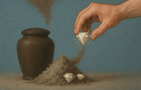 Tillatt med askeretur etter diamantproduksjon