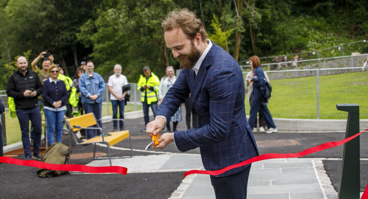 Bergens første urnevegg tatt i bruk