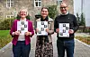 Nora Stene (fra venstre), religionsviter ved IKOS (UiO), Åse Skrøvset (bransjeleder i Virke gravferd) og Niels Fredrik Skarre, assisterende generalsekretær i STL.